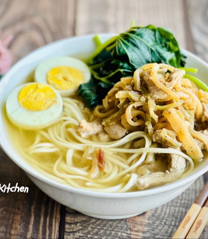 榨菜肉絲麵 的食譜成品照片