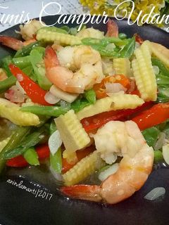 Foto resep Tumis Campur Udang