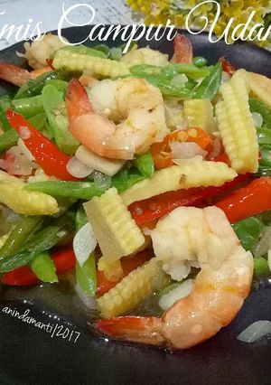 Foto resep Tumis Campur Udang