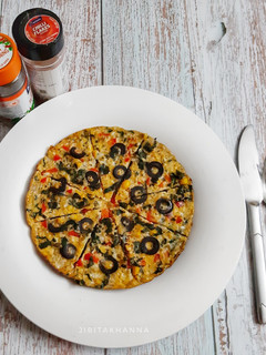 A picture of Egg Pizza.