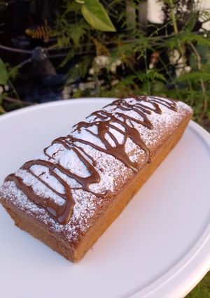 Una foto de Budín de vainilla con chips de chocolate