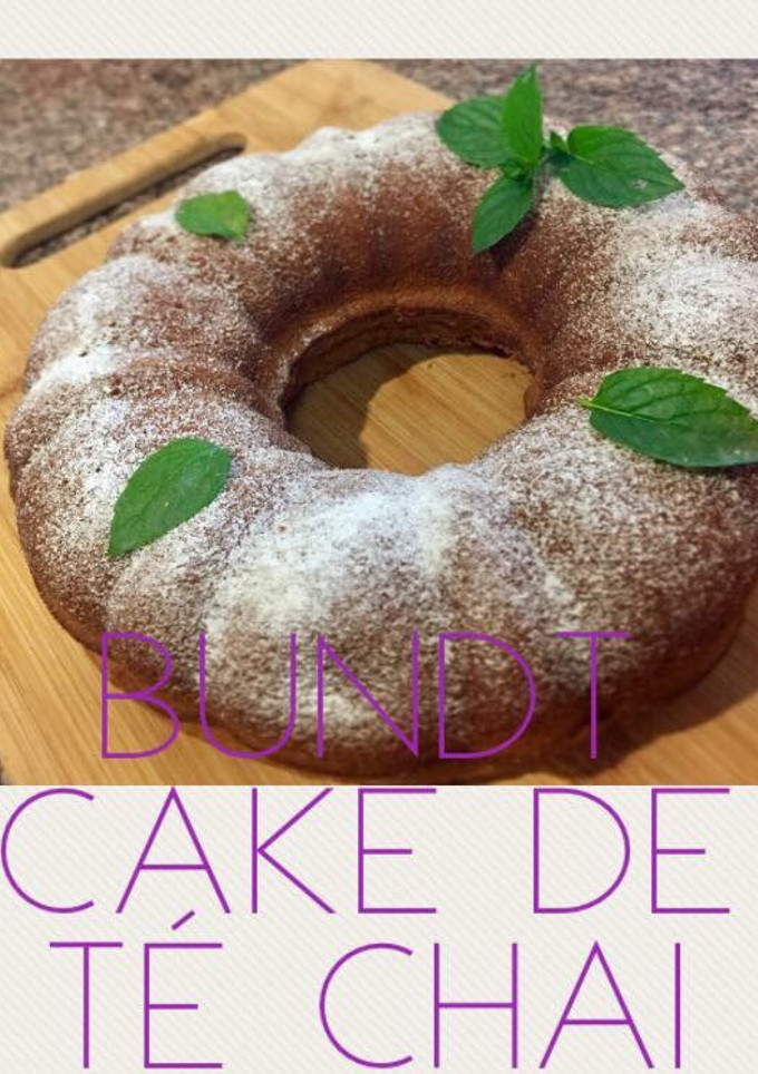 Una foto de Bundt Cake de Té Chai