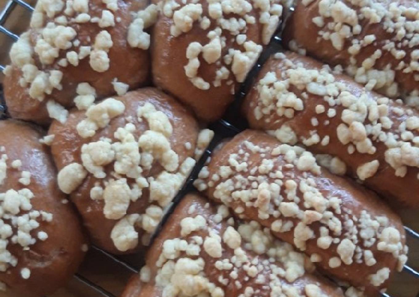 Chigiri chocolate (roti sobek & donat)