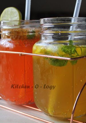 A picture of Fizzy Pineapple Punch & Orange Dream Punch.