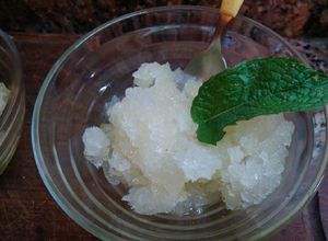 Una foto de Granita de Limón