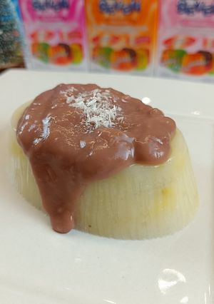 Foto resep Pudding Pisang Vla coklat