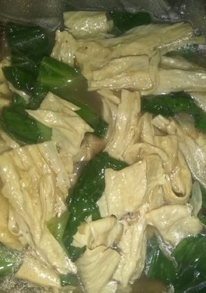 Foto resep Tumis kembang tahu sama pokchoy