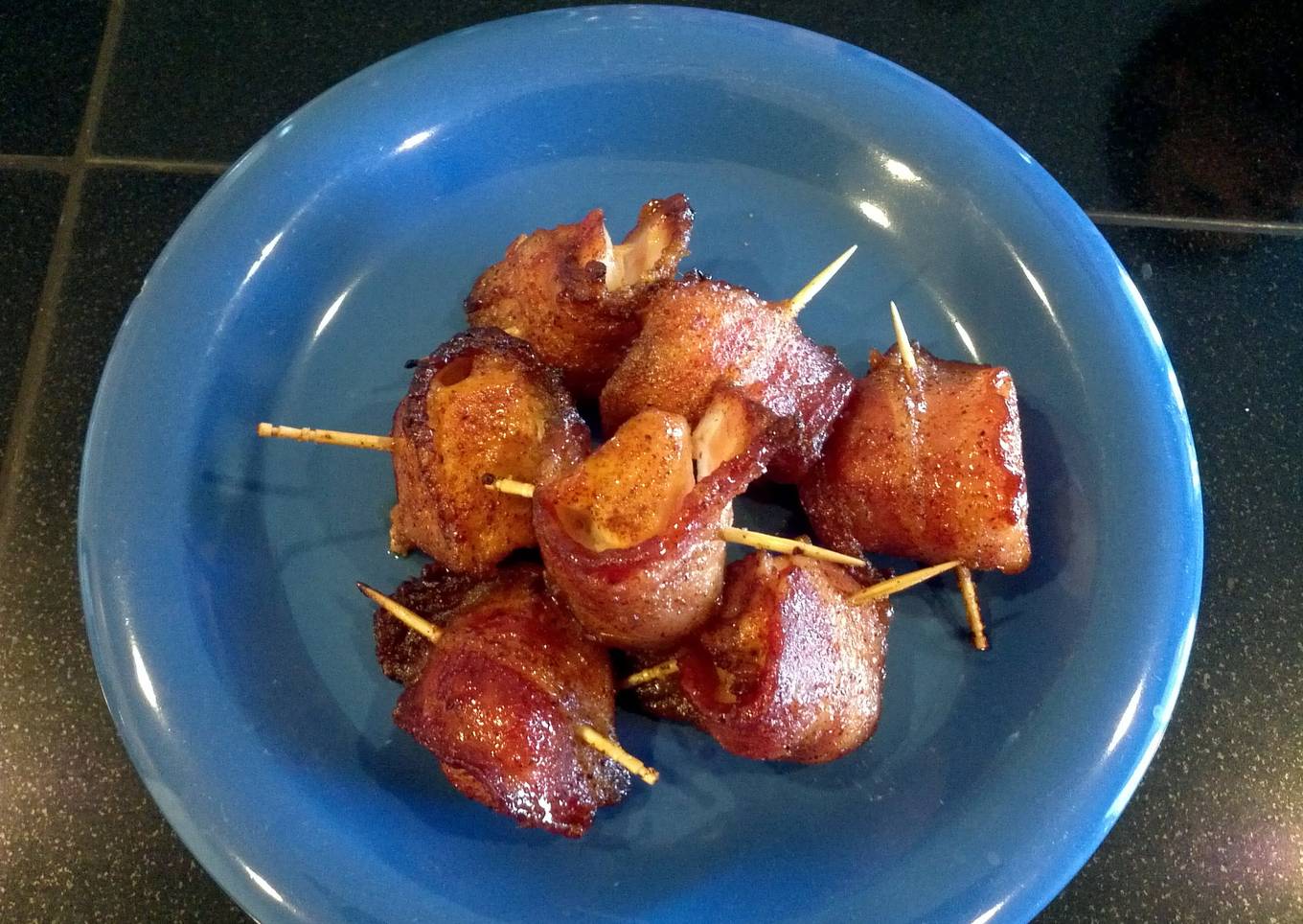 Sweet Chicken Bacon wraps