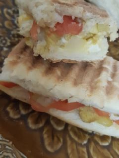 صورة لوصفة خبز بانيني محشي