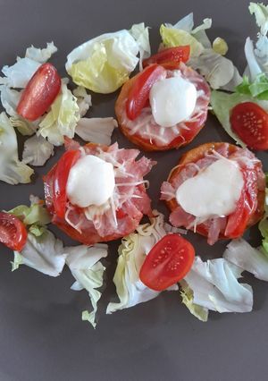 Une photo de Pizza à la patate douce