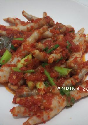 Foto resep Ceker Pedas