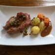 Contramuslos de pavo en salsa de vino dulce