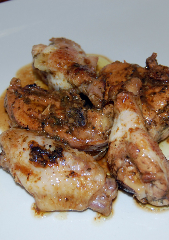Una foto de Pollo en mejunje