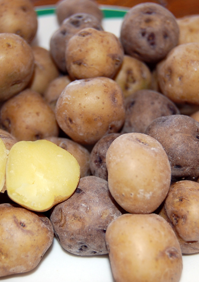 Una foto de Papas arrugadas