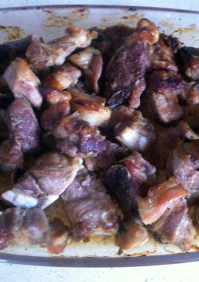 Una foto de Costillas de cerdo al horno