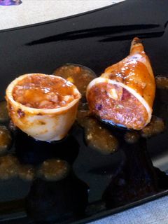 Una foto de Calamares rellenos