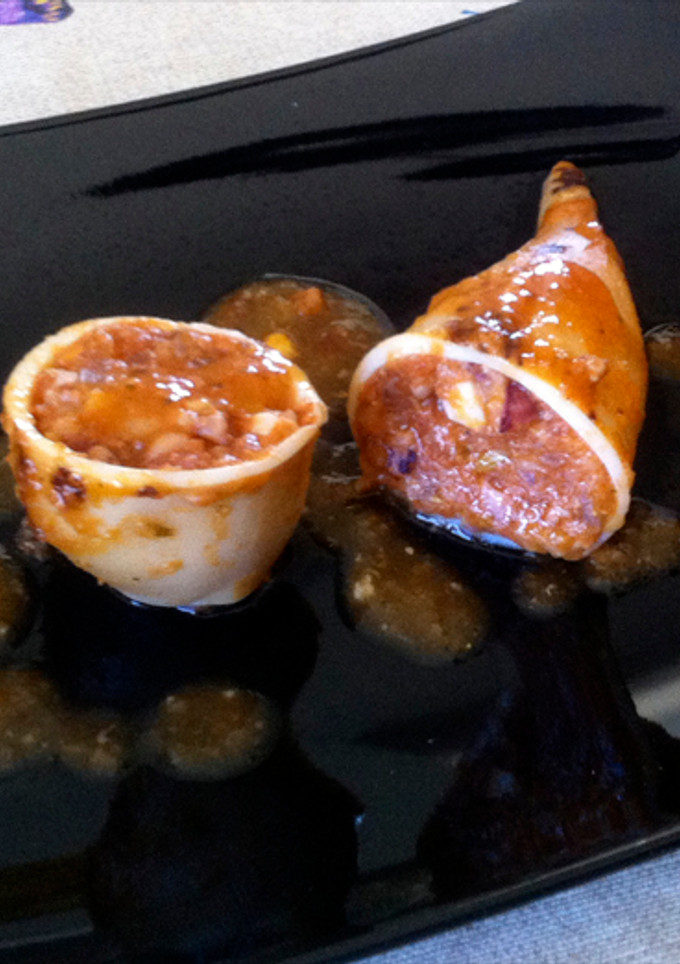 Una foto de Calamares rellenos