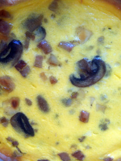 Foto principal de Quiche de puerro, bacon y champiñones