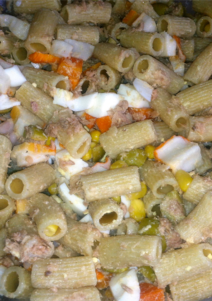 Una foto de Ensalada de pasta integral