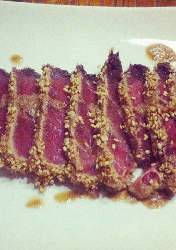 Una foto de Tataki de atún