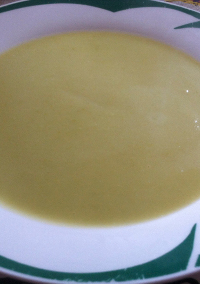Una foto de Crema de calabacín