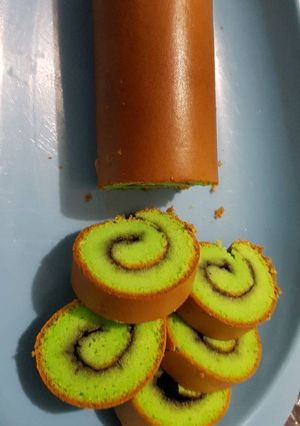 Foto resep Bolu Gulung Pandan Happy Call