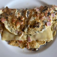 A picture of Low fat / high in protein omelette.