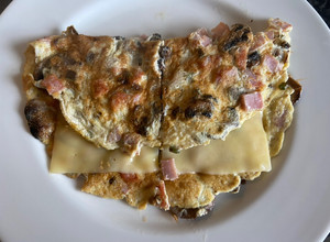 A picture of Low fat / high in protein omelette.