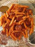 Macarrones con Chorizo y Tomate