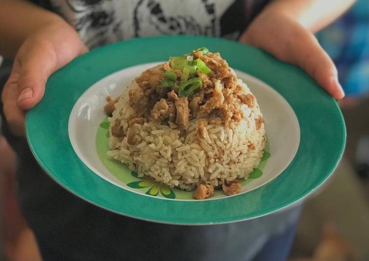 Resep Nasi Tim Ayam rice cooker Anti Gagal