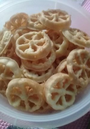 Foto resep Kembang goyang,alias kembang durian