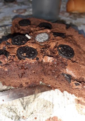 Una foto de Brownie Oreo en 2 pasos