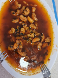 Una foto de Gambas al pil pil
