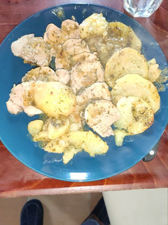 Una foto de Solomillo al horno al vino blanco