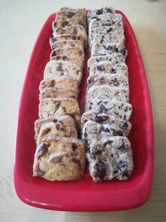 Diós - csokis kekszek recept fotója
