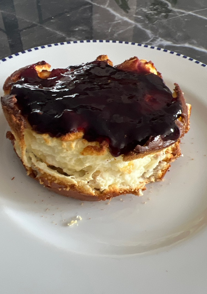 Una foto de Tarta de queso rápida, fácil, textura nube y buenísima