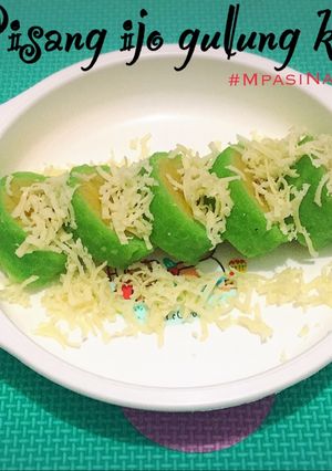 Foto resep Pisang ijo gulung tabur keju (Mpasi 11+)
