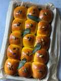 Kabocha Dinner Rolls with Sage Infused Brown Butter