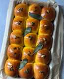 Kabocha Dinner Rolls with Sage Infused Brown Butter