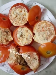এগ স্টাফড টমেটো(egg stuffed tomato recipe in bengali) রেসিপির প্রধান ছবি