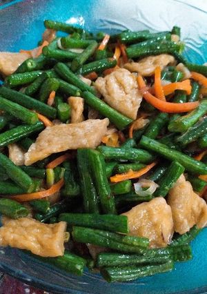 Foto resep Tumis kacang panjang dan odeng