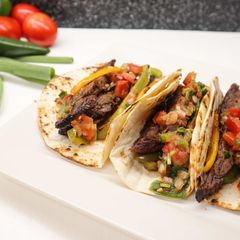 A picture of Beef Steak Fajita.