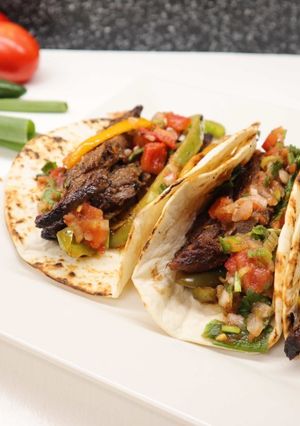 A picture of Beef Steak Fajita.