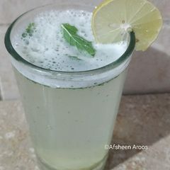 Mint lemonade A picture of Mint lemonade.