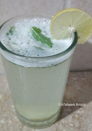 A picture of Mint lemonade.