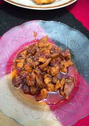 Foto resep Mesra (daging sapi bumbu merah ala Omaku)