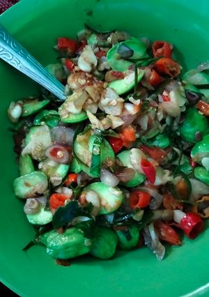 Foto resep Sambel pete teri