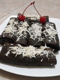 Foto resep Pisang Cokelat (dadar gulung)