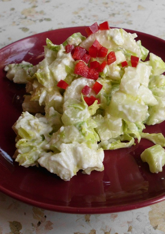 Una foto de Ensalada Apio Manzana
