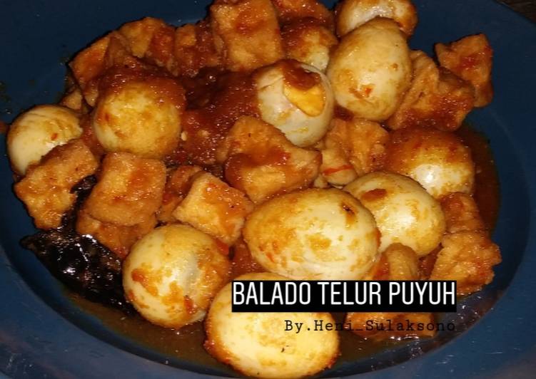 Resep Balado Telur Puyuh dan Tahu yang Sempurna